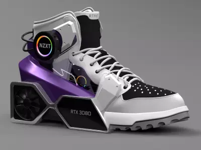 Jordan Tech Shoes S1 3D model