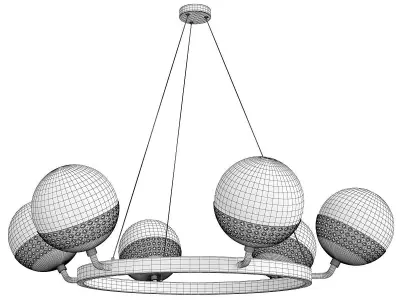 CEILING ORB CHELSOM Low-poly 3D model