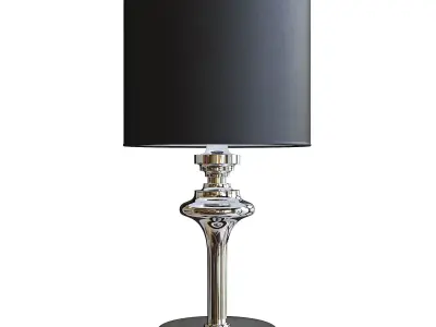 Black Table Lamp 3D model