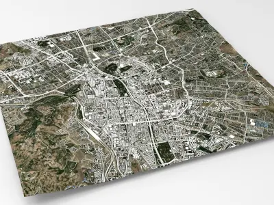 Cityscape Urumqi China 3D model