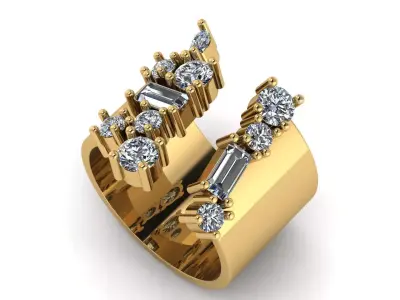 Cocktail Ring 3D print model