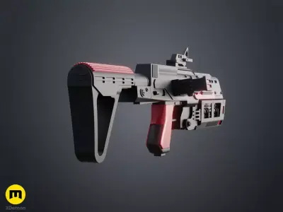 Sith Trooper  W48 Blaster 3D print model