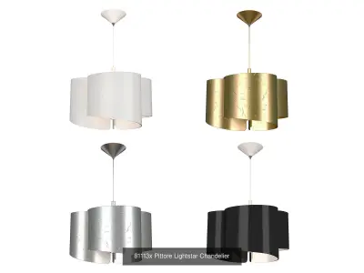 811 Pittore Lightstar Collection of Modern Lamps 3D Model Pack