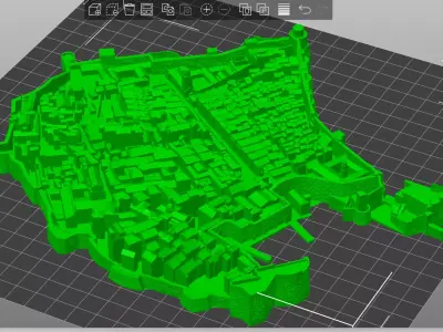  City of Dubrovnik  3D print model