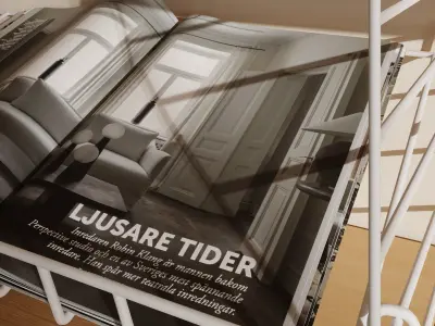 Sun Light Blender Interior Scene 3D model