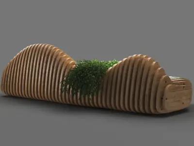 bench737 v3 3D model