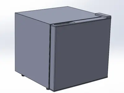 Mini Refrigerator 3D model