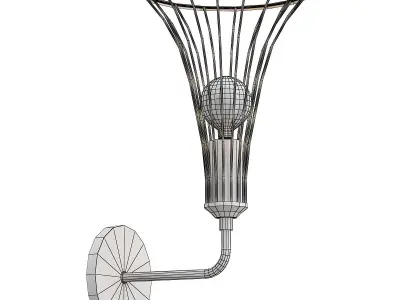 lumien wall sconce gold 3D model