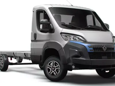 Peugeot Boxer Chassis SingleCab L4 2026 3D model