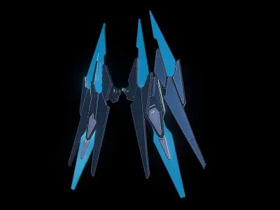 Robot Wings Low-poly 3D model shop