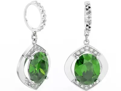 Rhinoceros V-Ray Scene Setup for 3D Jewelry Rendering 3D model