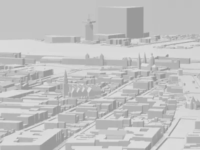 Amsterdam 3D print in parts 3D print model  3D print model