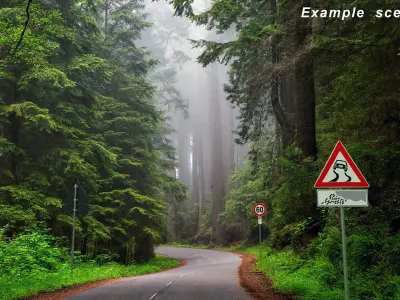 Italian Traffic Signs Collection 3D model