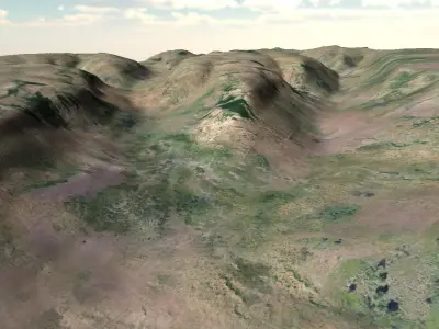 Terrain Texture Set  3D model