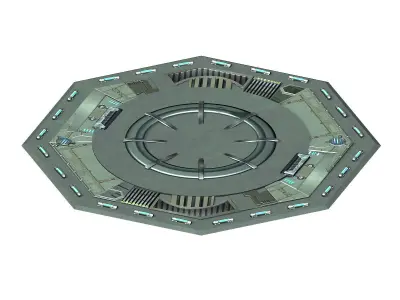 Upgrade platform surface 3D model