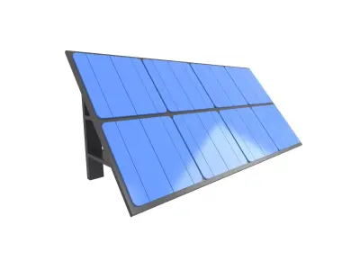 Solar Panel v1 005 Low-poly 3D model