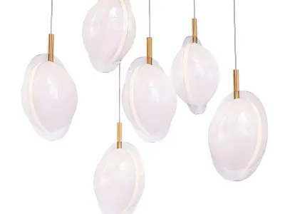 lens pendant 3D model