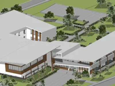 Sketchup School and University S2 3D model