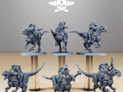 Scavenger Riders 3D print model