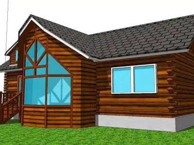 Creative Design-Holiday Cabin-0105 3D model