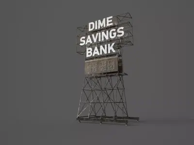 Billboard v2 3D model