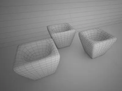 Illuminated Planter 5 3D model