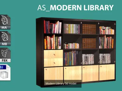 Modern Interior furniture 3D Model Pack