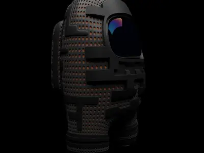 AMONG-US  SCI-FI 3D model