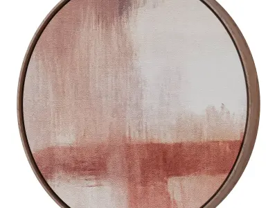 Abstract Painting Frame set 3D model 665