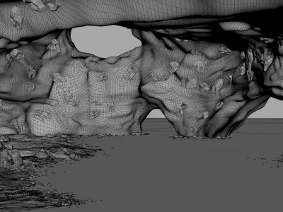 Benagil Cave Portugal 3D model