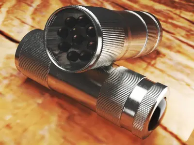 Torch Light  Low-poly 3D model purchase