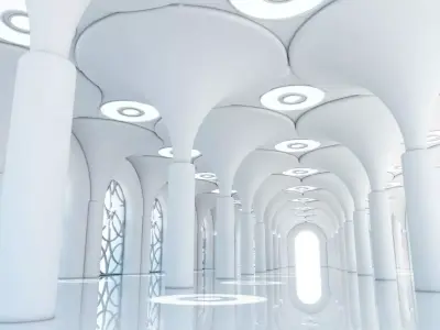 Classic Interior Scene 6 3D model