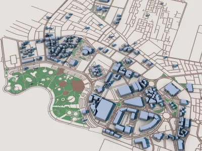 Jazan City Saudi Arabia 3D model