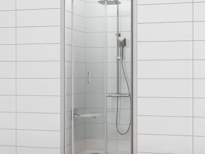 Shower doors Ravak BLIX 3D model
