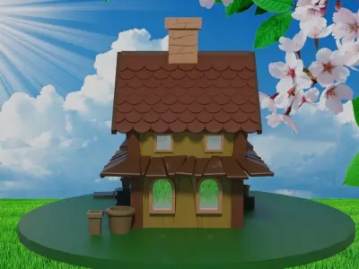 Fairytale house 8 3D model