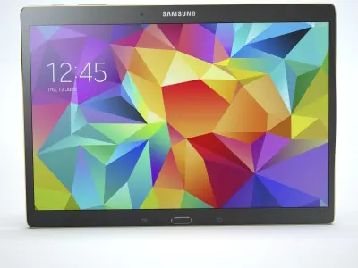 Samsung Galaxy Tab S 10 Titanium Bronze 3D model