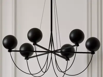 Globe Chandelier by HANDVARK 3D model