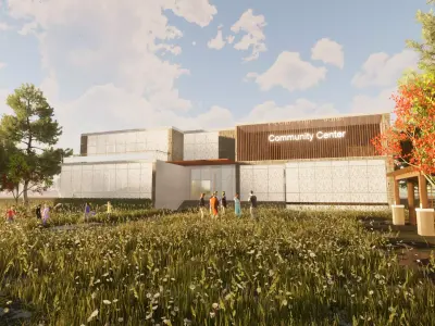 Revit Community center 2020 3D model