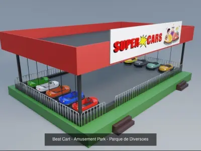 Basic Amusement Park Pack - Parque de Diversoes - Low Poly