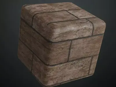 Antique Rough-Hewn Wood PBR Seamless Texture purchase