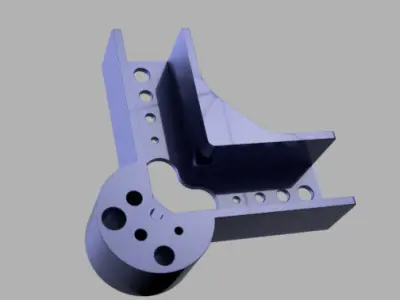 90-Degree Woodworking Clamp Bracket 3D print model