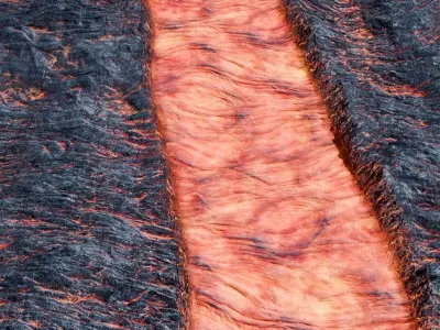 Lava River Generator Low-poly 3D model