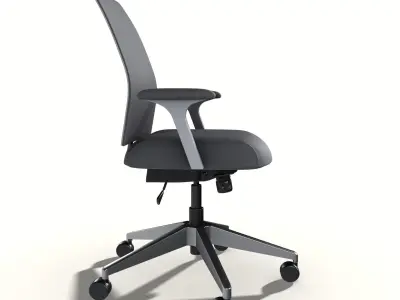 office chair adjustable Low-poly 3D model