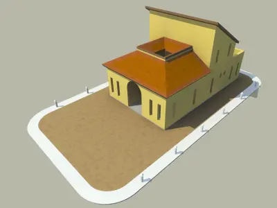 Vintage house 24R03 3D model