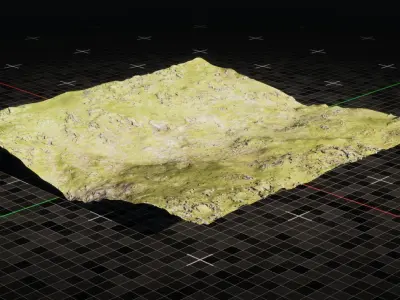 Iceland Terrain 8 3D model