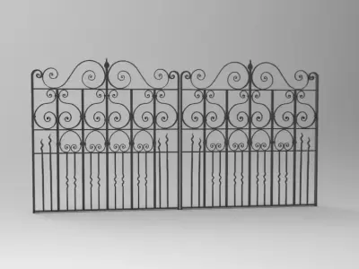 Metal Gate 3D model