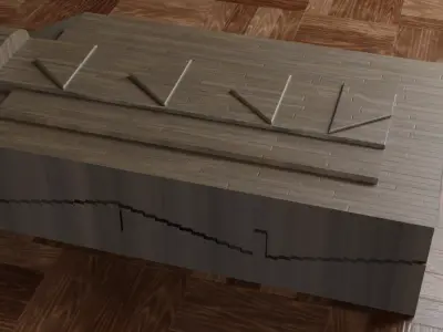 coffin wooden box Free 3D model