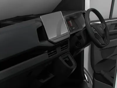 VW Crafter Van LWB HR HQInterior 2025 UKspec 3D model