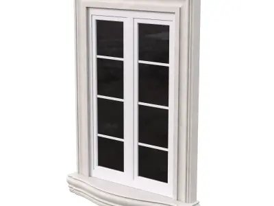 Architectural Classic Window 3D Model 17 3D model