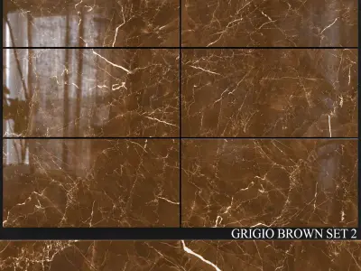 Decovita Grigio Brown 600x1200 Set 2 3D model